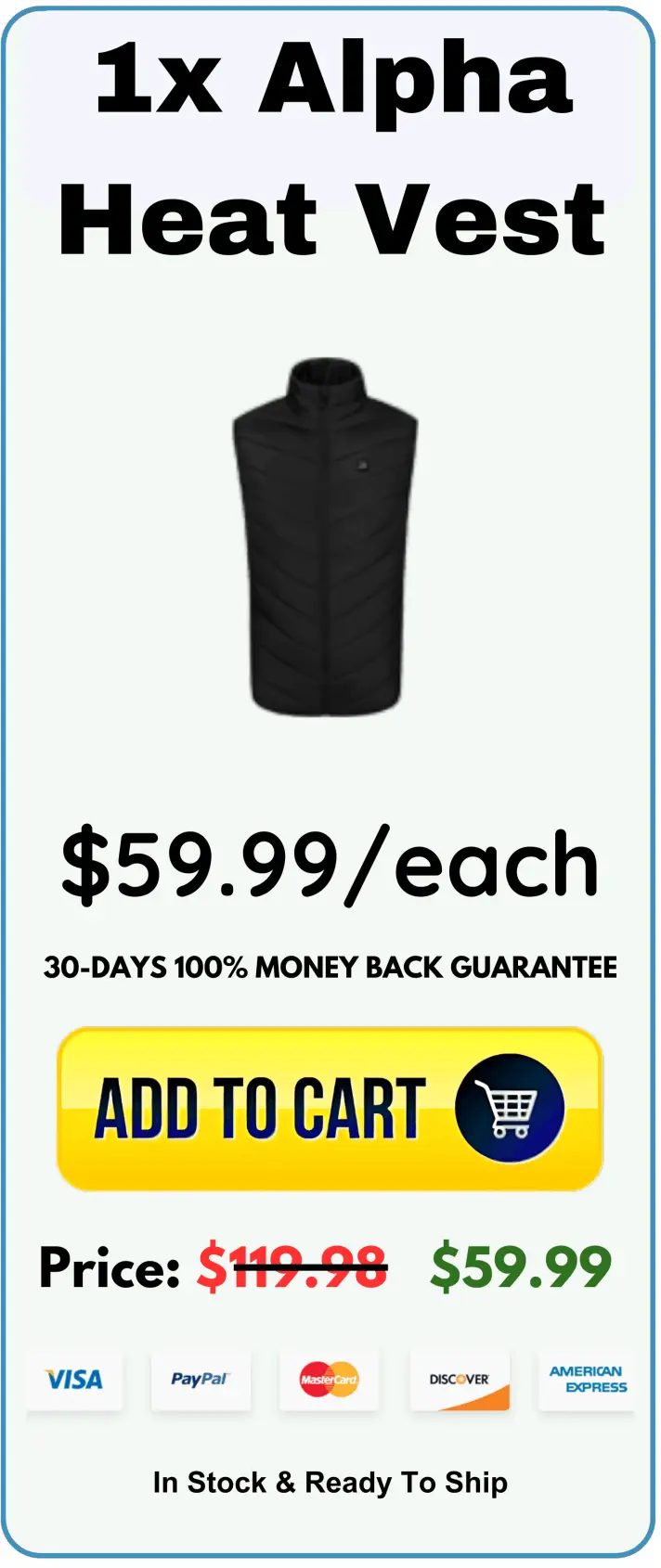 Alpha Heat Vest Price